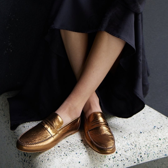 Jamie Haller Shoes - NWOB Jamie Haller Loafers in Bronzo – Ltd. Edition, w/Hermès Treatment